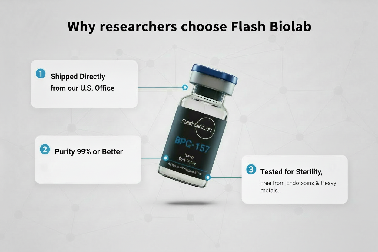 Why researchers choose Flash Biolab - uniform font